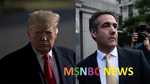 THE BREAKING: MSNBC NEWS Trump sues Michael Cohen for $500 million