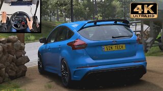 Nitrous blue Ford Focus RS - Forza Horizon 5 | Logitech G29 gameplay