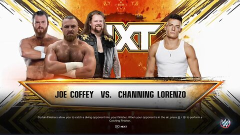 NXT Joe Coffey vs Channing “Stacks” Lorenzo (Freedom or Trial for Tony D’Angelo)