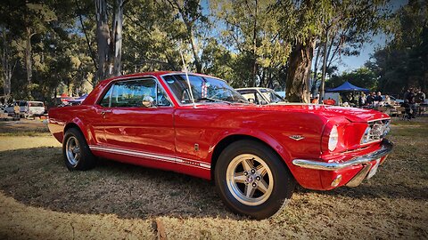 Fred's Lovely Mustang during Chrysler Day at Piston Ring