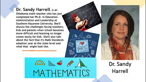 ROPE Report #57 - Dr. Sandy Harrell Math Educator; When Learning Becomes Difficult For Kids