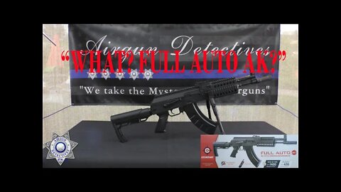 Crosman Full Auto AK1 CO2 BB Air Rifle "Full Review" by Airgun Detectives