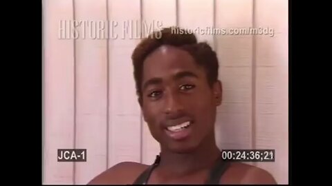 Tupac Shakur | What Team Was Tupac On? Watch Footage of Tupac Shakur Before He Learned How to Become An Actor / Rapper | Old Video Footage of Tupac Before He Learned How to Play the Part of a New Thug Rapper