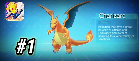 "Charizard Unleashed! Pokémon Unite Gameplay Part 1: Blazing Battles & Fiery Victories!"