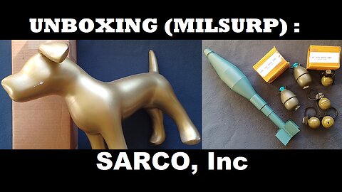 UNBOXING 187: SARCO, Inc. "Got Grenades?" (INERT)