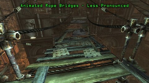 Fallout 3 Mods - Animated Rope Bridges For The Pitt DLC by Ashens2014