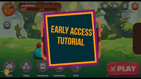 Axie Orgins Early Access Tutorial Walk Through - mobile users next