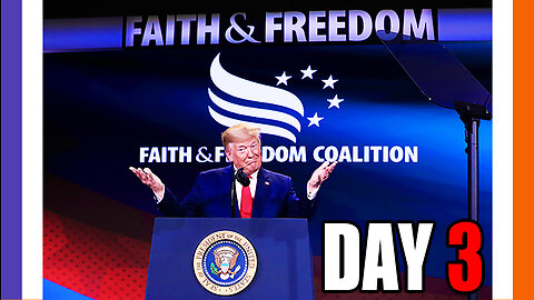 🔴LIVE: Trump Speaks Live At The Faith And Freedom Coalition 🟠⚪🟣