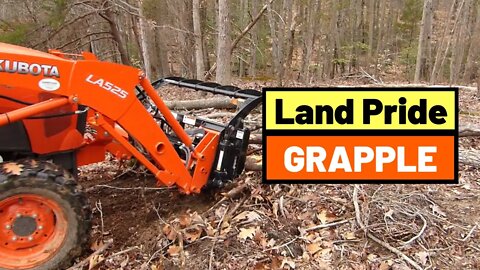 #112 First Time Using Land Pride Grapple SGC0660 - just clearing brush and dead wood