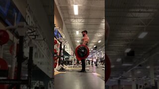 Pulling a heavy deadlift