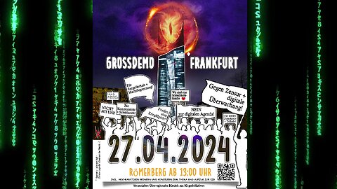 EINLADUNG ZUR GROSSDEMONSTRATION NACH FRANKFURT AM 27.04.24