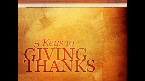 5 Keys to Thanksgiving