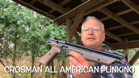 More plinking with the Crosman American Classic 10 pump pistol P1377