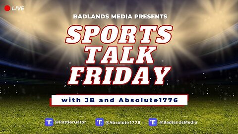 Sports Talk Ep 14 - Fri 12:00 pM ET -