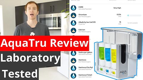 AquaTru Review - Laboratory Tested Water