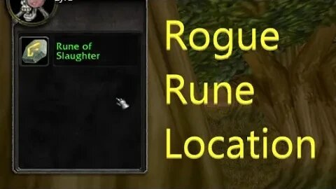 Rune of Slaughter Location for Rogues | SoD WoW Classic