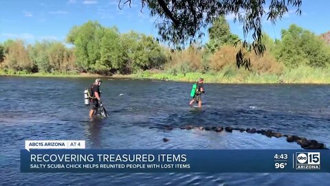 Recovering treasured items from the Salt River