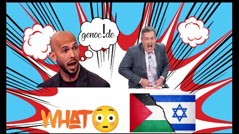 Andrew Tate BLASTS Israeli GENOC!DE to Piers Morgan!