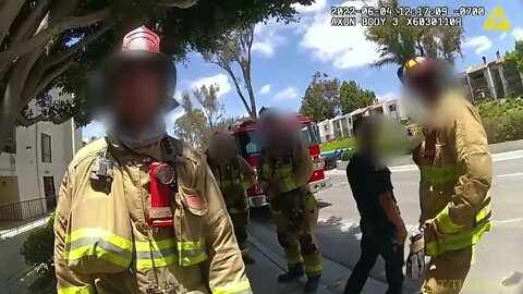 Bodycam Video of Tierrasanta Police Shooting After Threat to Firefighters