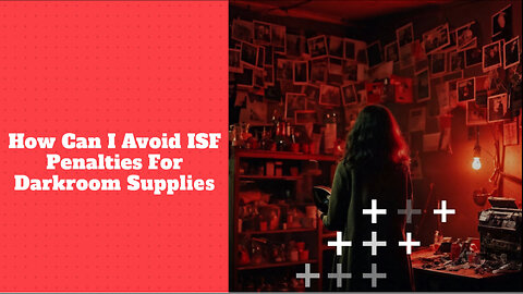 Avoid ISF Penalties: Essential Tips for Importing Darkroom Supplies