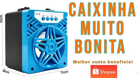 Caixinha de som SPK-02 Shopee😮😮😮