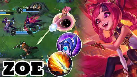 Wild Rift Zoe - New Champions Zoe Gameplay Rank Challenger