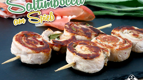 Saltimbocca am Spieß