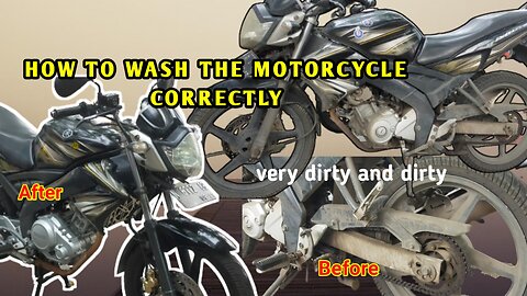 HOW TO WASH THE MOTOR CORRECTLY AND CORRECTLY