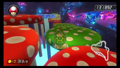 Mario Kart 8 Deluxe DLC Time Trials - Wii Mushroom Gorge (150cc) - 1:43.766