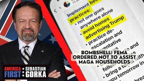 Bombshell: FEMA ordered not to assist MAGA households. Sebastian Gorka on AMERICA First