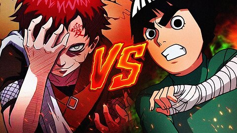 Best Anime Fight - Rock Lee vs Gaara