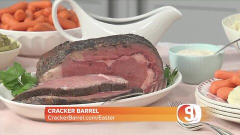 Veena Crownholm talks easy spring and Easter meals with Cracker Barrel