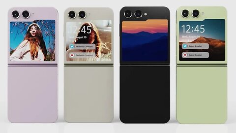 Sketchy new Samsung Galaxy Z Flip 5 mockup envisions massive cover screen