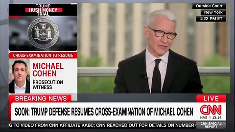 Anderson Cooper was left stunned by Trump's attorney's cross examination of Michael Cohen