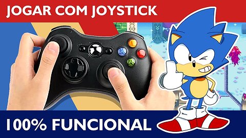 JOGUE SONIC MANIA COM SEU JOYSTICK! FUNCIONA