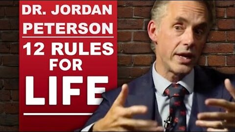 12 RULES FOR LIFE: HOW TO FIND AN ANTIDOTE FOR CHAOS - JORDAN PETERSON