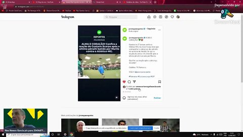 vídeo Neo reage a reação de Scarpa após penalty de Murilo