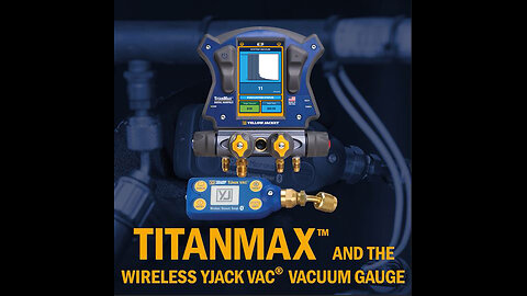 TITANMAX™ DIGITAL MANIFOLD WITH YJACK VAC® VACUUM GAUGE