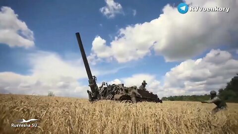 Russian 240mm 2S4 "Tyulpan" (Tulip) Heavy Mortar Crews Destroys Ukrainian Fortifications💥