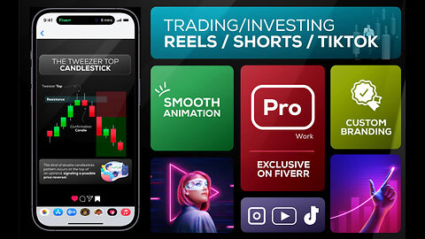 I will create trading videos for instagram reels, shorts, tiktok