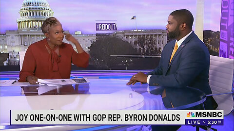 Joy Reid BAILS when she realizes Byron Donalds knows what he's talking about