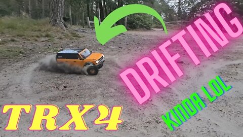 TRX4 Drifting fun slomo #traxxas #trx4 #drifting