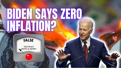 Fact Check: Biden Says Economy Had Zero Inflation in July