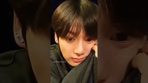 Tried & sleepy 🥱 Jungkookie, why he is soo cute 😘😍