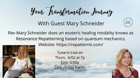 Your Transformation Podcast with Guest Mary Schneider