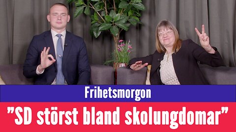 Frihetsmorgon - "50% av skolungdomarna röstar på högern - SD klart störst"