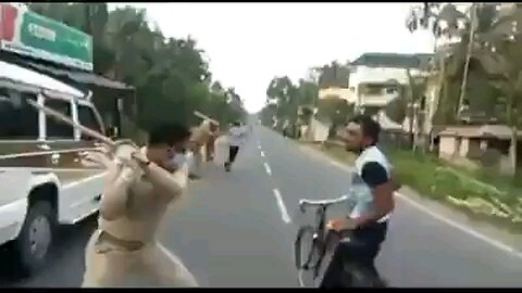 funny video Punjab police lockdown