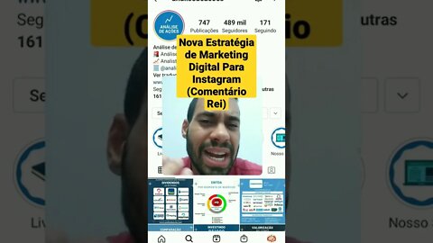 Comentário Rei Nova Estratégia para Crescer o Instagram