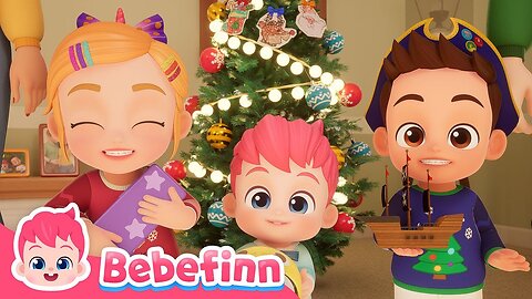 [NEW] 🎁 The Christmas Party | Musical Stories | Bebefinn Playtime