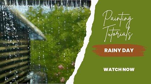 Rainy Day Painting Acrylic Painting for Beginners